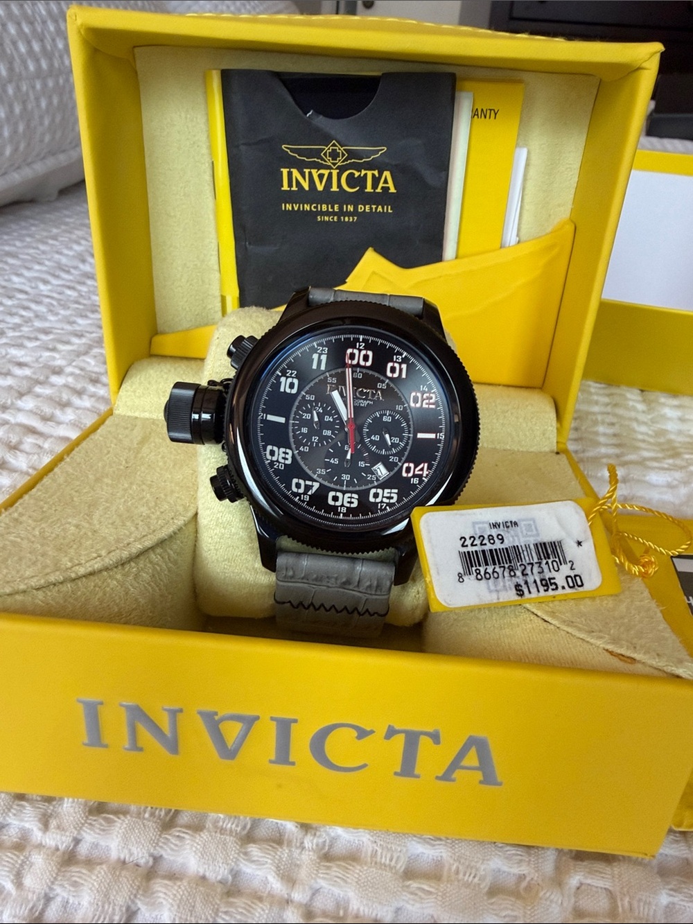 NEW Invicta Russian Diver Chronograph, Model 22289